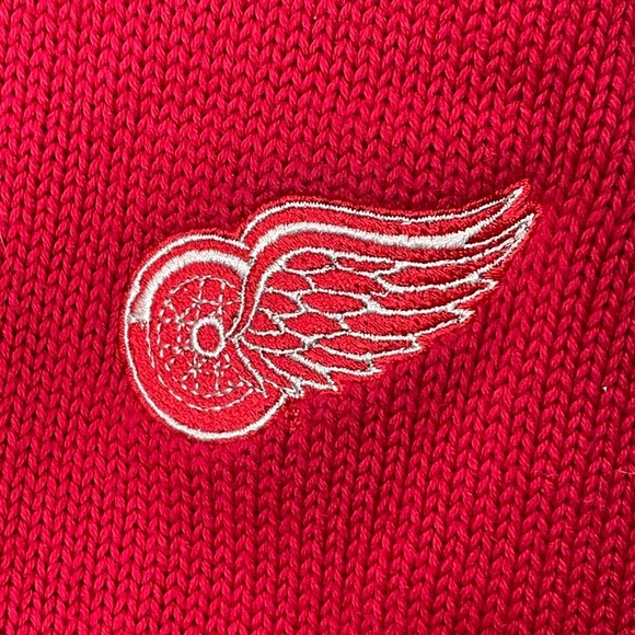 Land’s End X Detroit Red Wings Embroidered 100% Cotton Vintage Sweater XL 46-48 - Picture 3 of 5